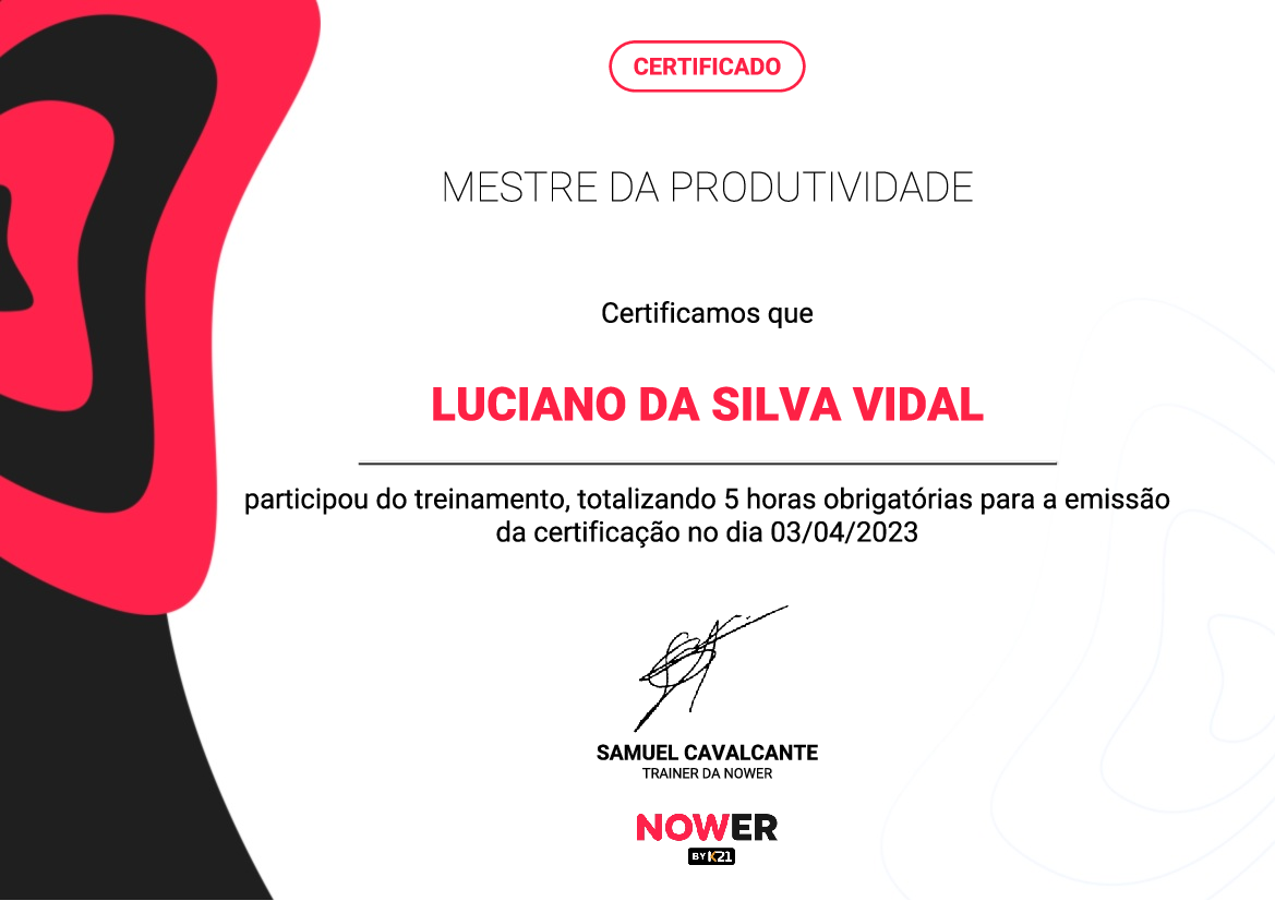 Certificado K21